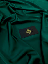 Satin Elastic Matasos Premium Verde Smarald